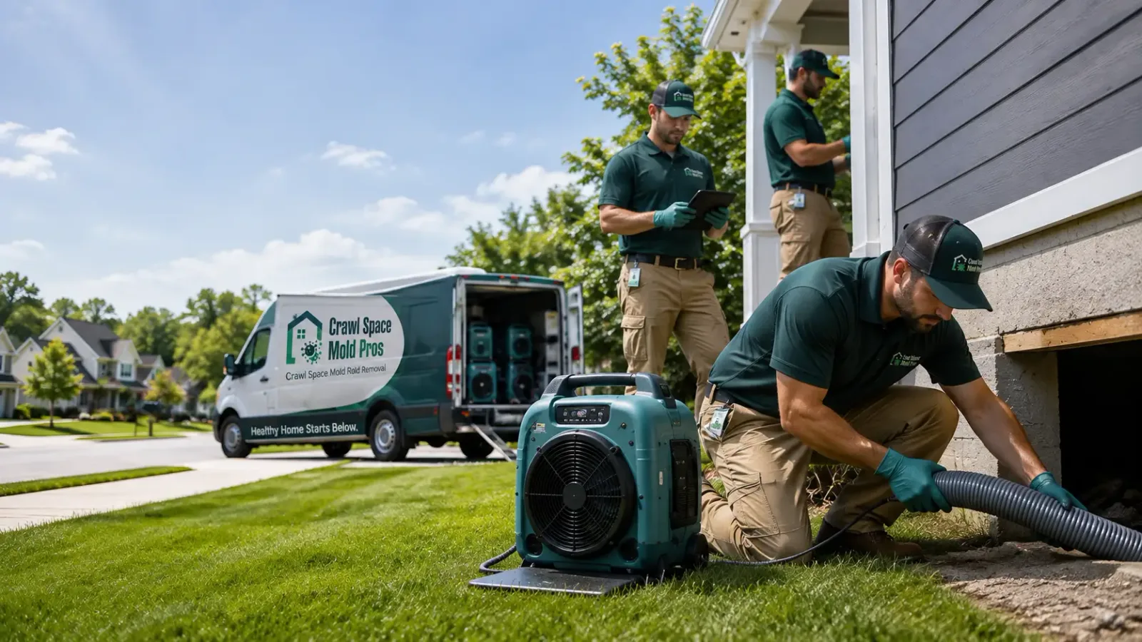 Crawl Space Mold Removal in Northport, WA